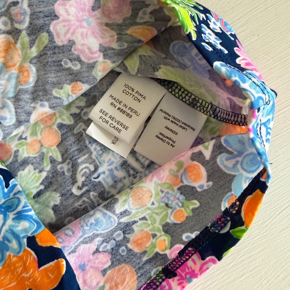 Disney x Lilly Pulitzer Loro Romper XS NWT Lilly Loves Disney 100% Cotton - Picture 4 of 7